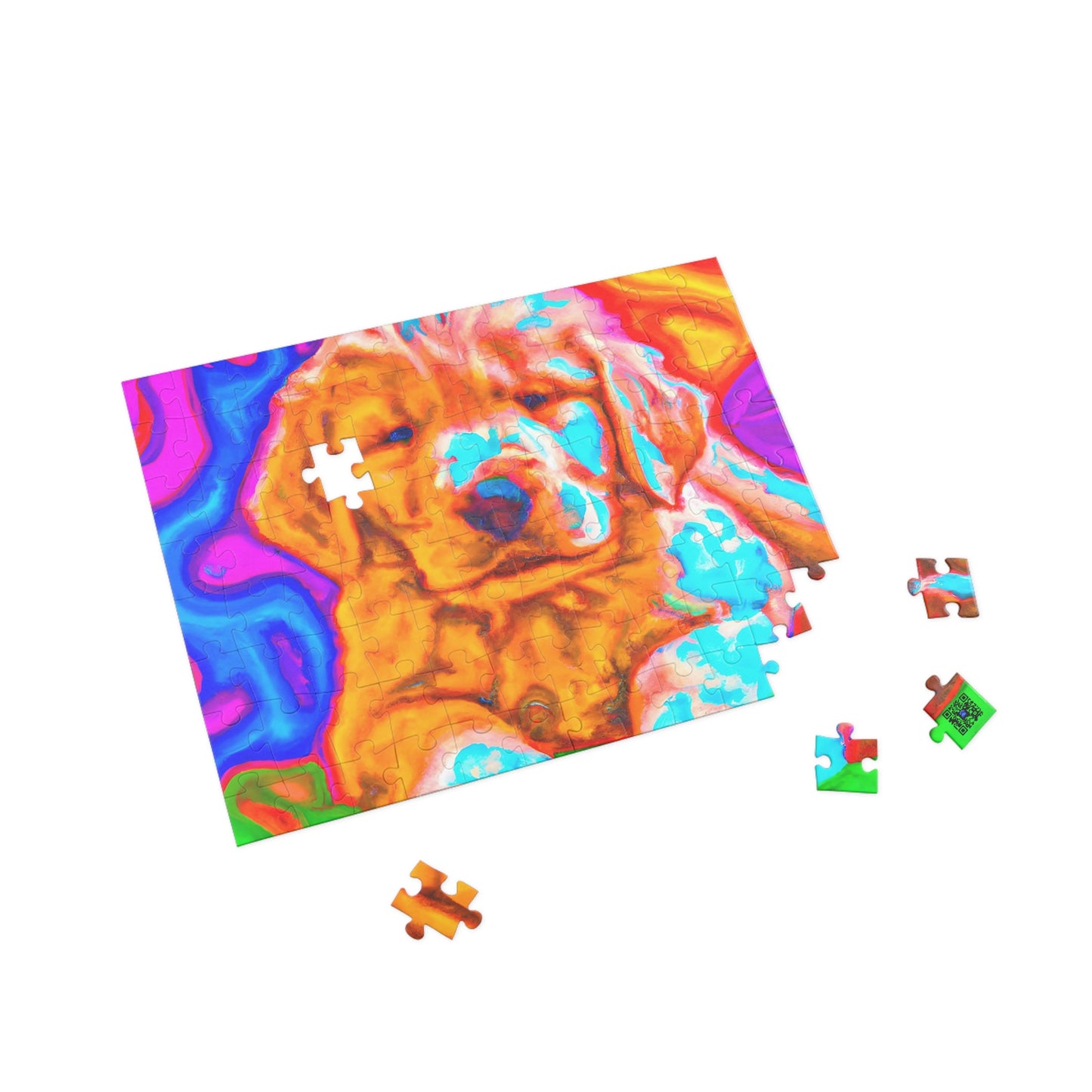 Florentine Grandpierre - Golden Retriever Puppy - Puzzle