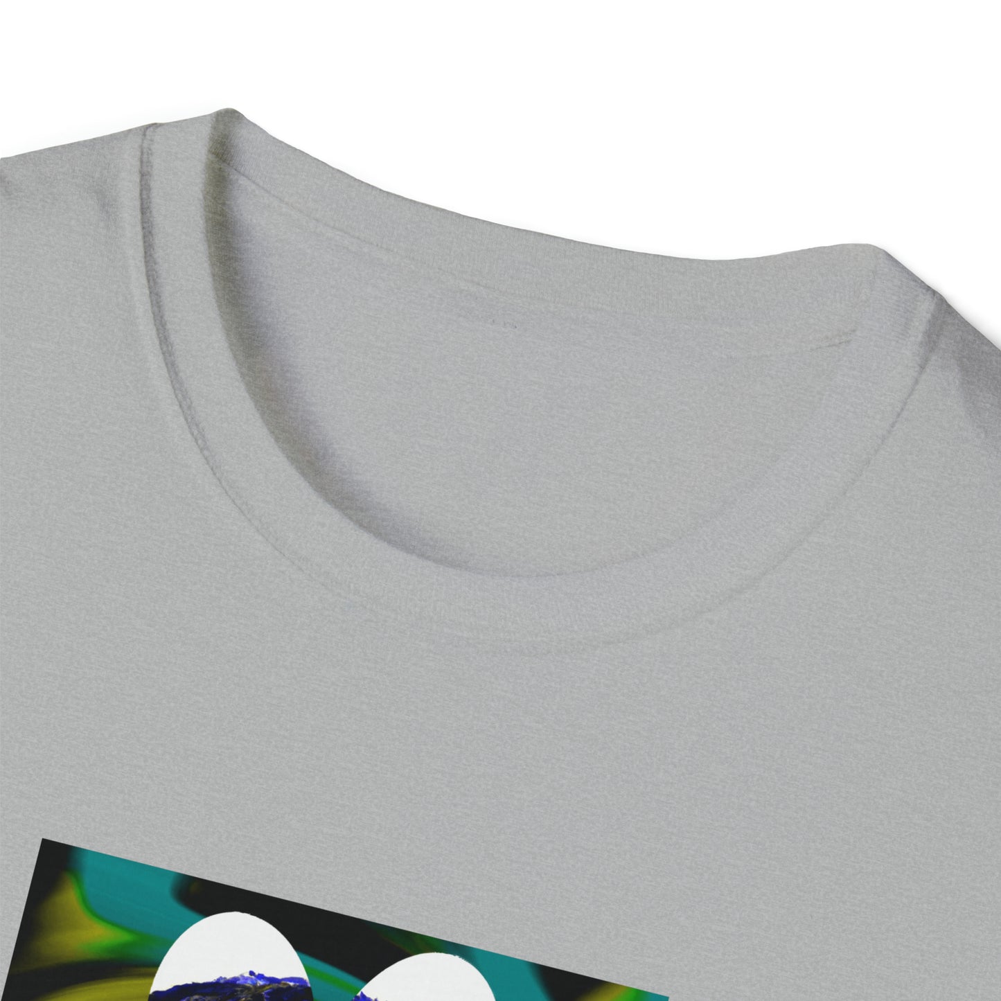 Chrome Couture - "Dog Friendly, People Reactive" (Yellow Blue Swirl) Unisex Tee