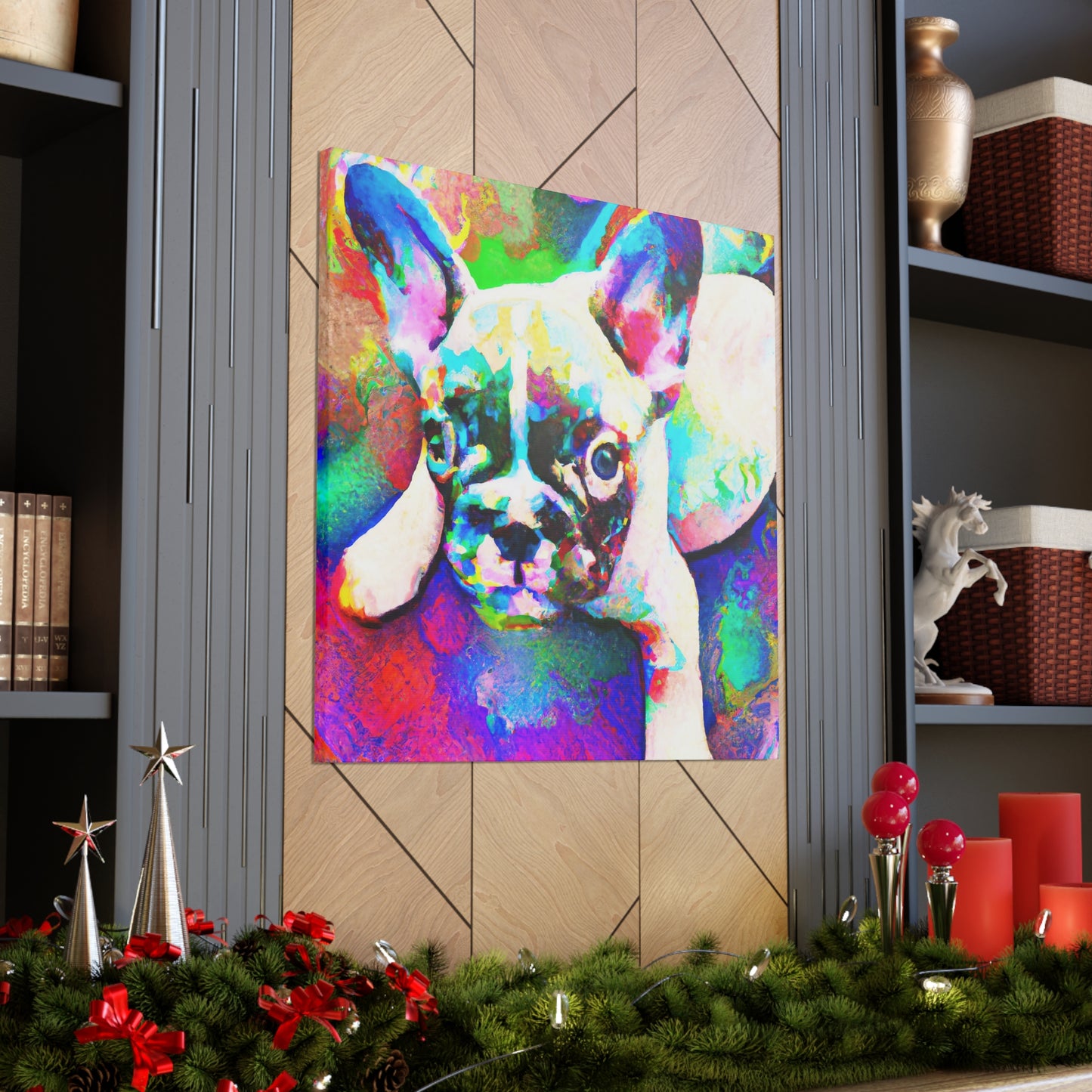 Aristophanes Royalborn - French Bulldog Puppy - Canvas