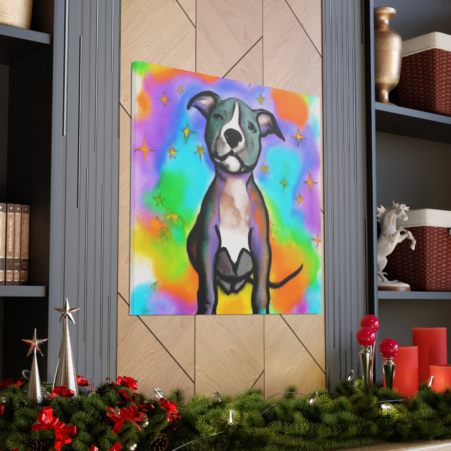 Teobaldo Barbarossa - Pitbull Puppy - Canvas