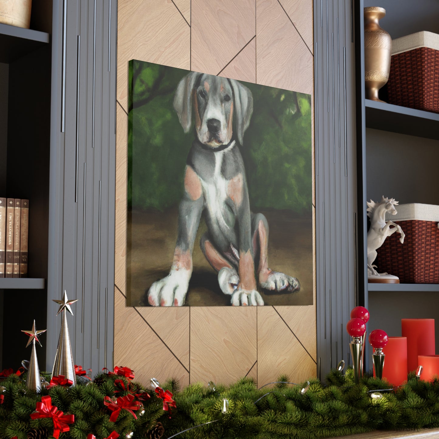 Countess Vita Renaulto di Magentin (Great Dane) - Canvas