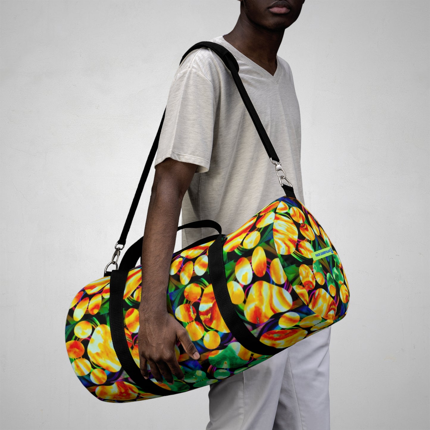 Marlon Rousseau - Paw Print - Duffel Bag
