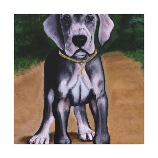 The Noble Artist, Countess Eugenia Mortimer (Great Dane) - Canvas
