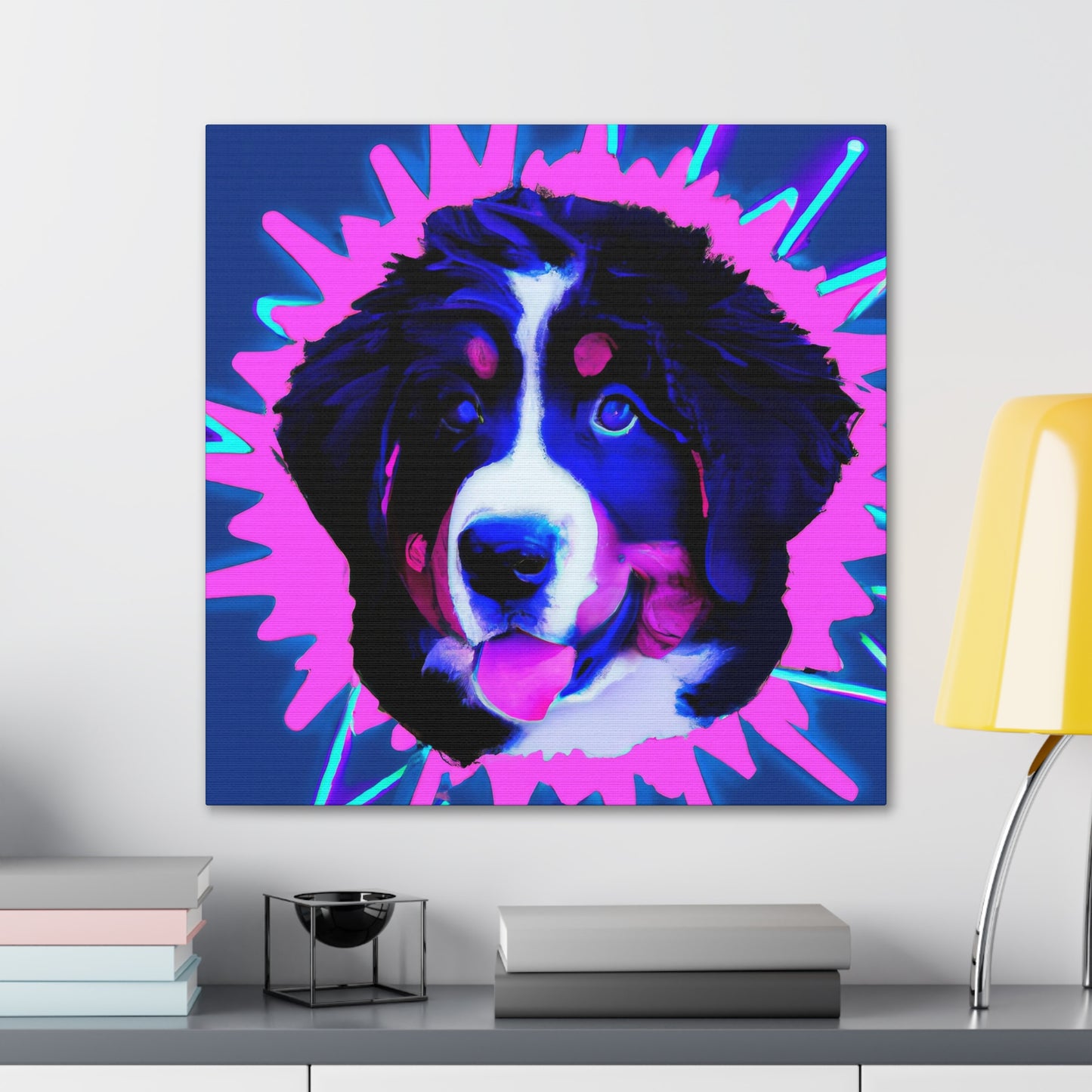 Princess Elodie von Bernhardzocher - Bernese Mountain Dog - Canvas