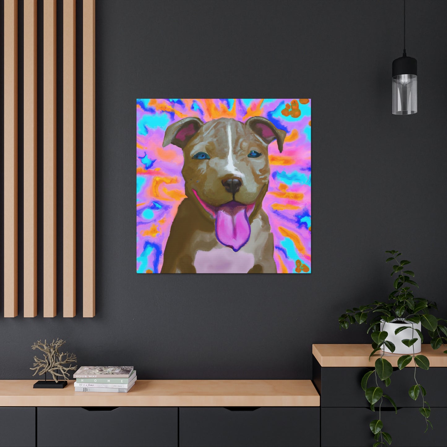 Prince/Princess Castellano of Italy - Pitbull Puppy - Canvas