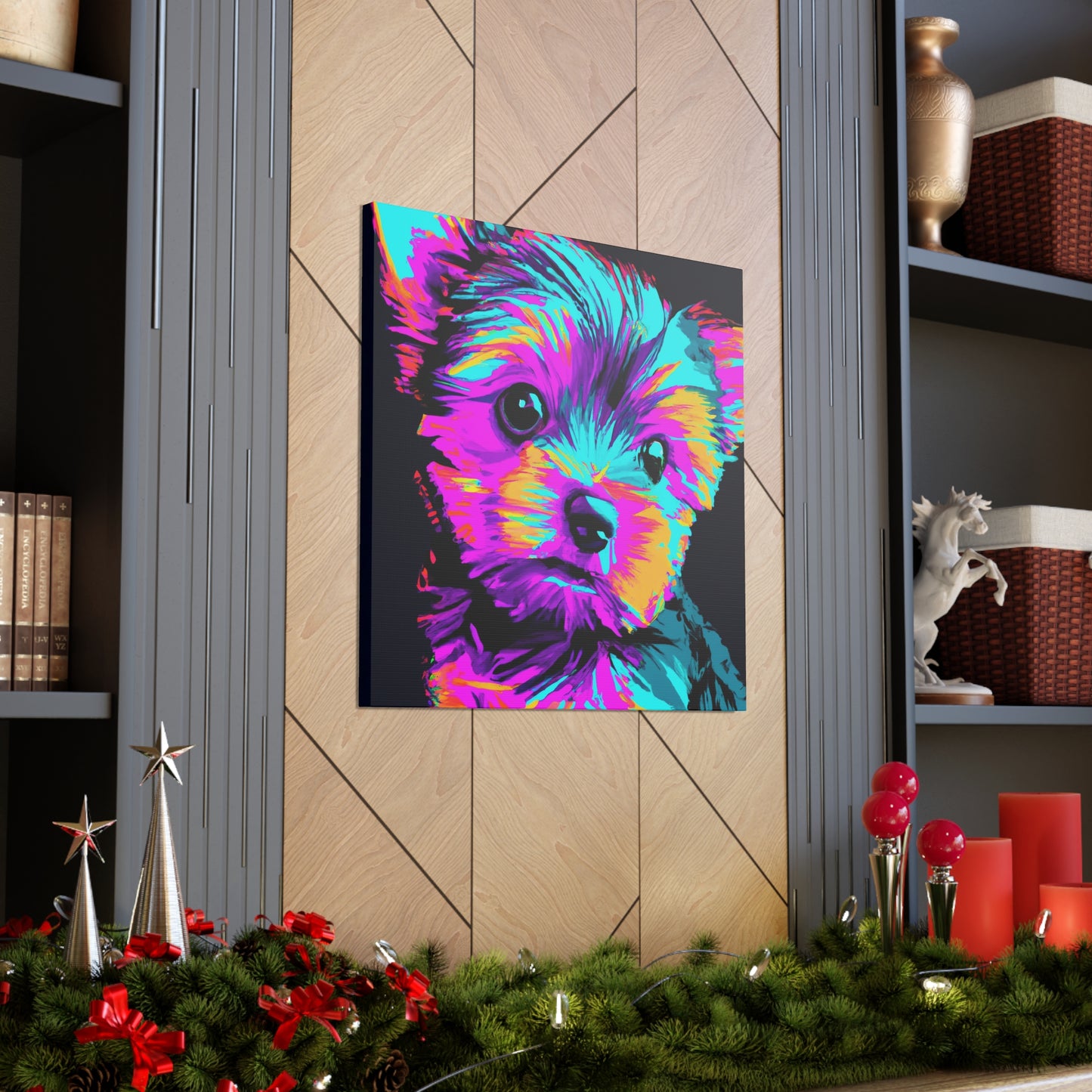 Marquis de Conteaux - Yorkie Puppy - Canvas