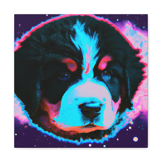 Crowned Princess Sofia of Zurich. - Bernese Mountain Dog - Canvas