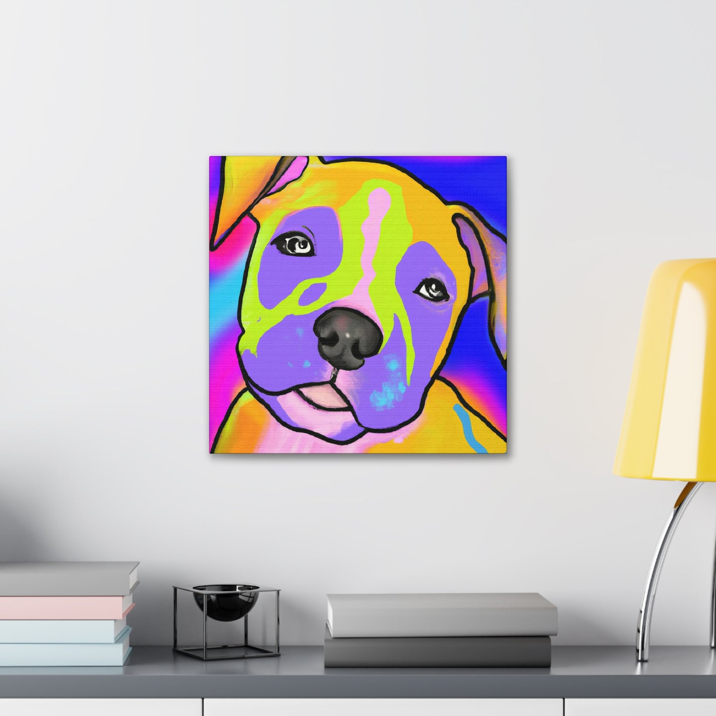 Rembrandt de Couronne - Pitbull Puppy - Canvas