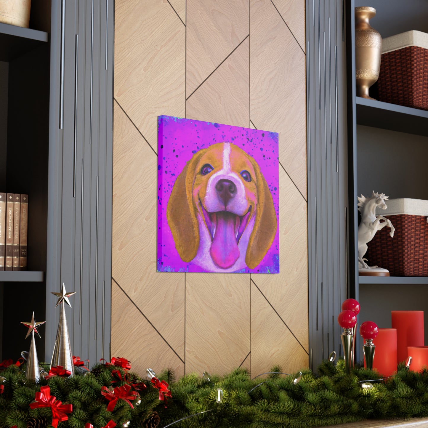 Prince Arturius the Magnificent - Beagle Puppy - Canvas