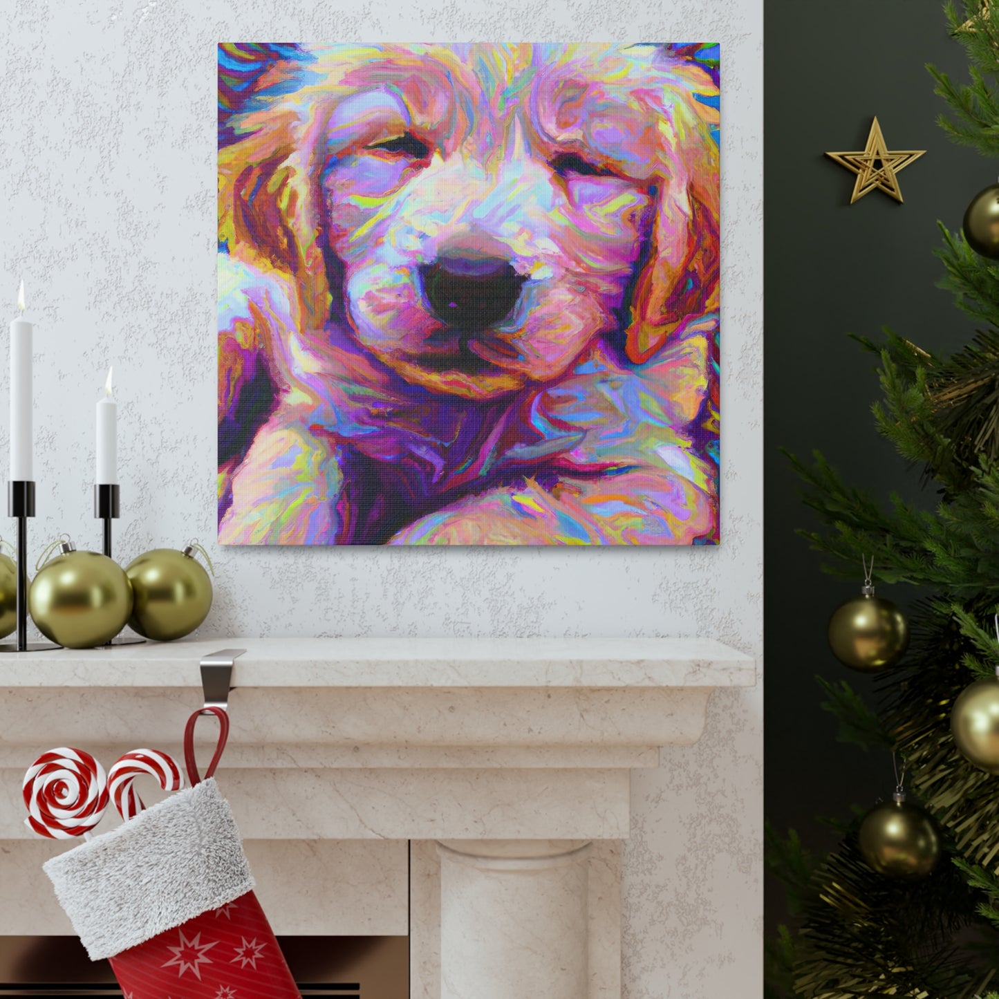 Titianus DeAristocratia - Golden Retriever Puppy - Canvas