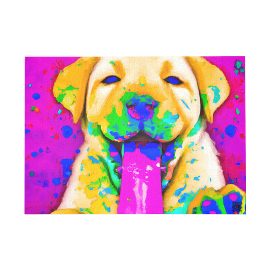 Jacques Enigmeaux - Labrador Retriever Puppy - Puzzle