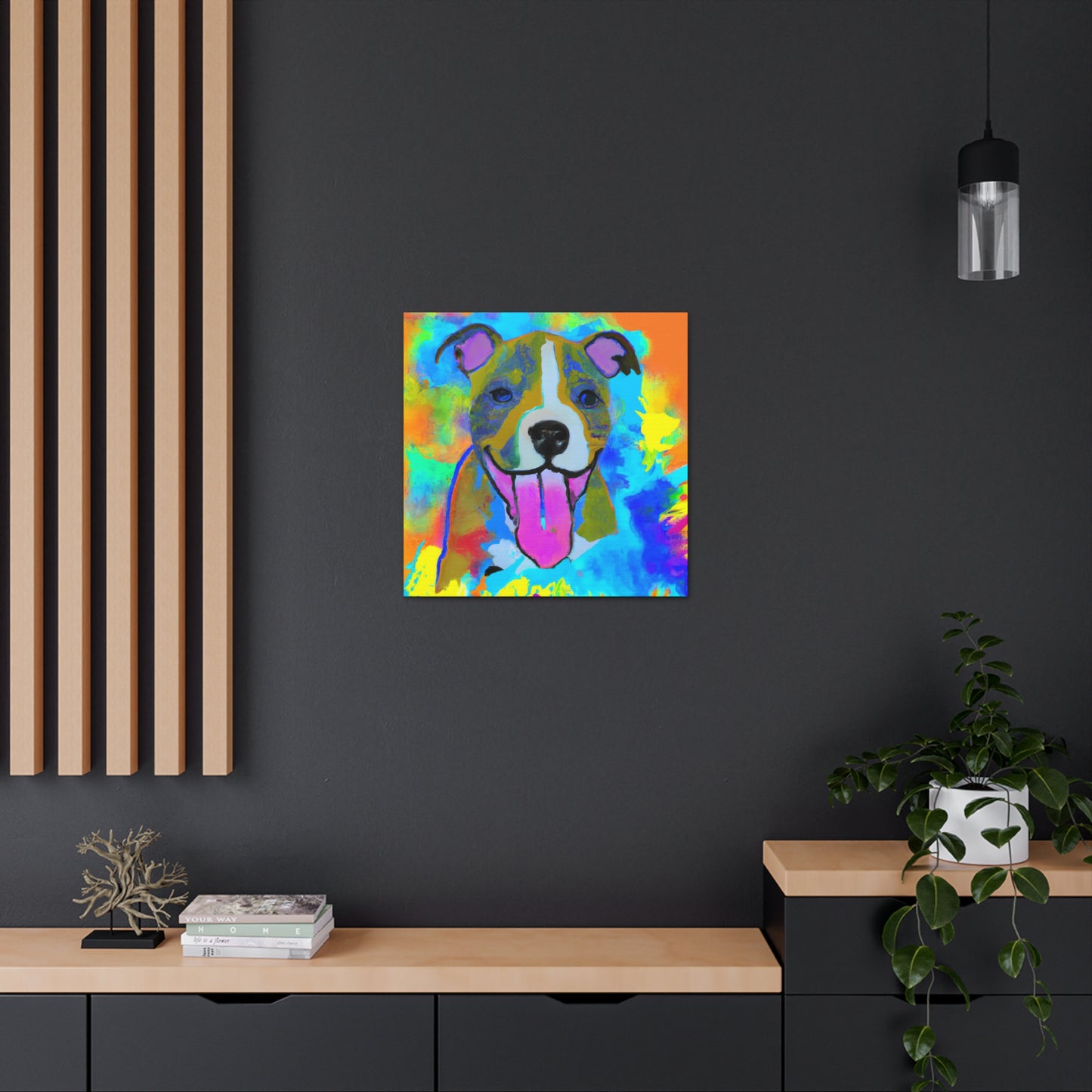 The Royal Painter - Lady Augusta Sommerset - Pitbull Puppy - Canvas