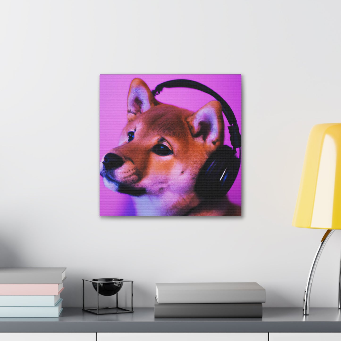 Myongu Angiro - Shiba Inu - Canvas