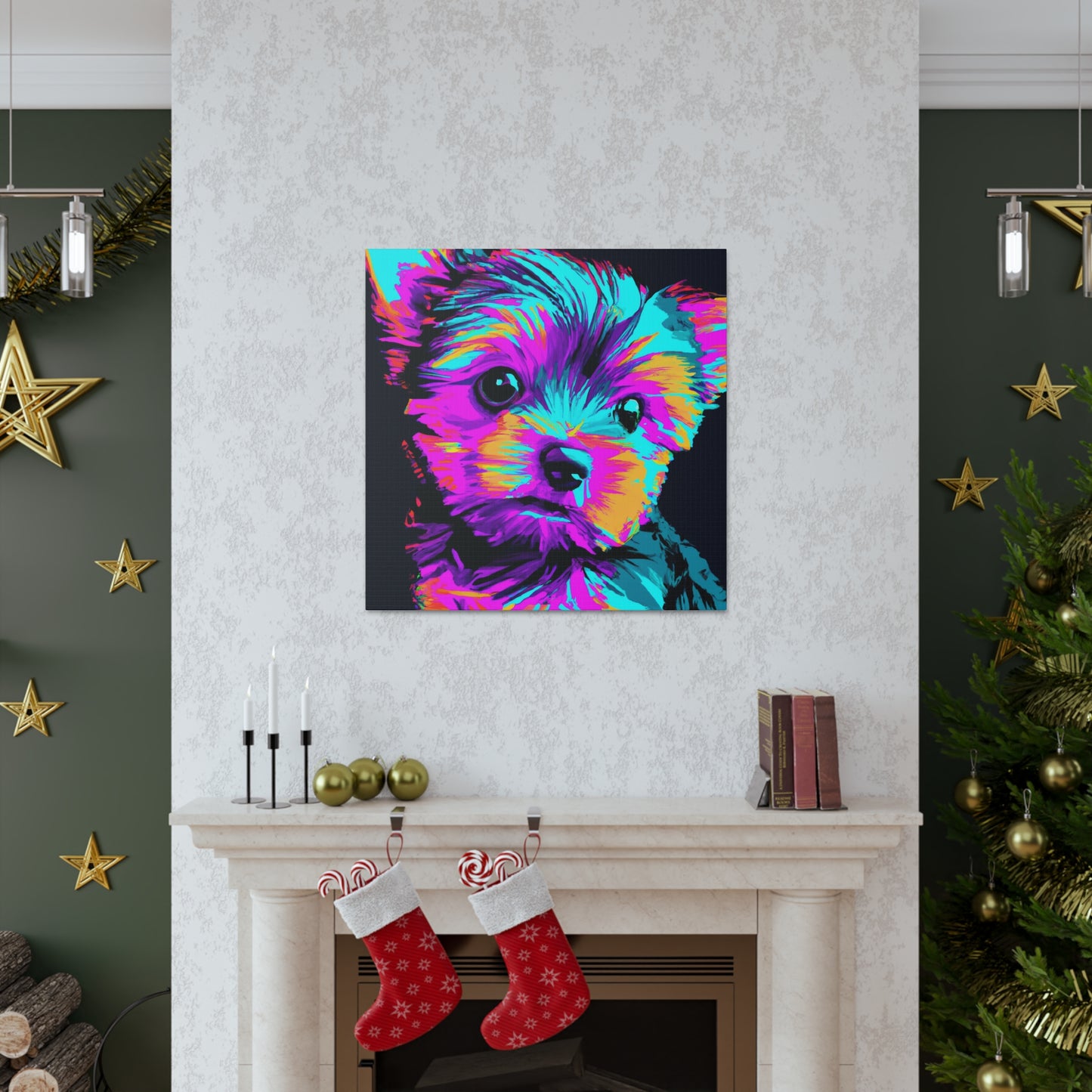 Marquis de Conteaux - Yorkie Puppy - Canvas