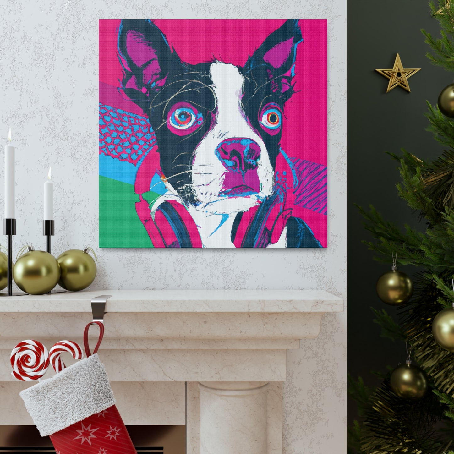 Victorius St.Johnstone - Boston Terrier - Canvas