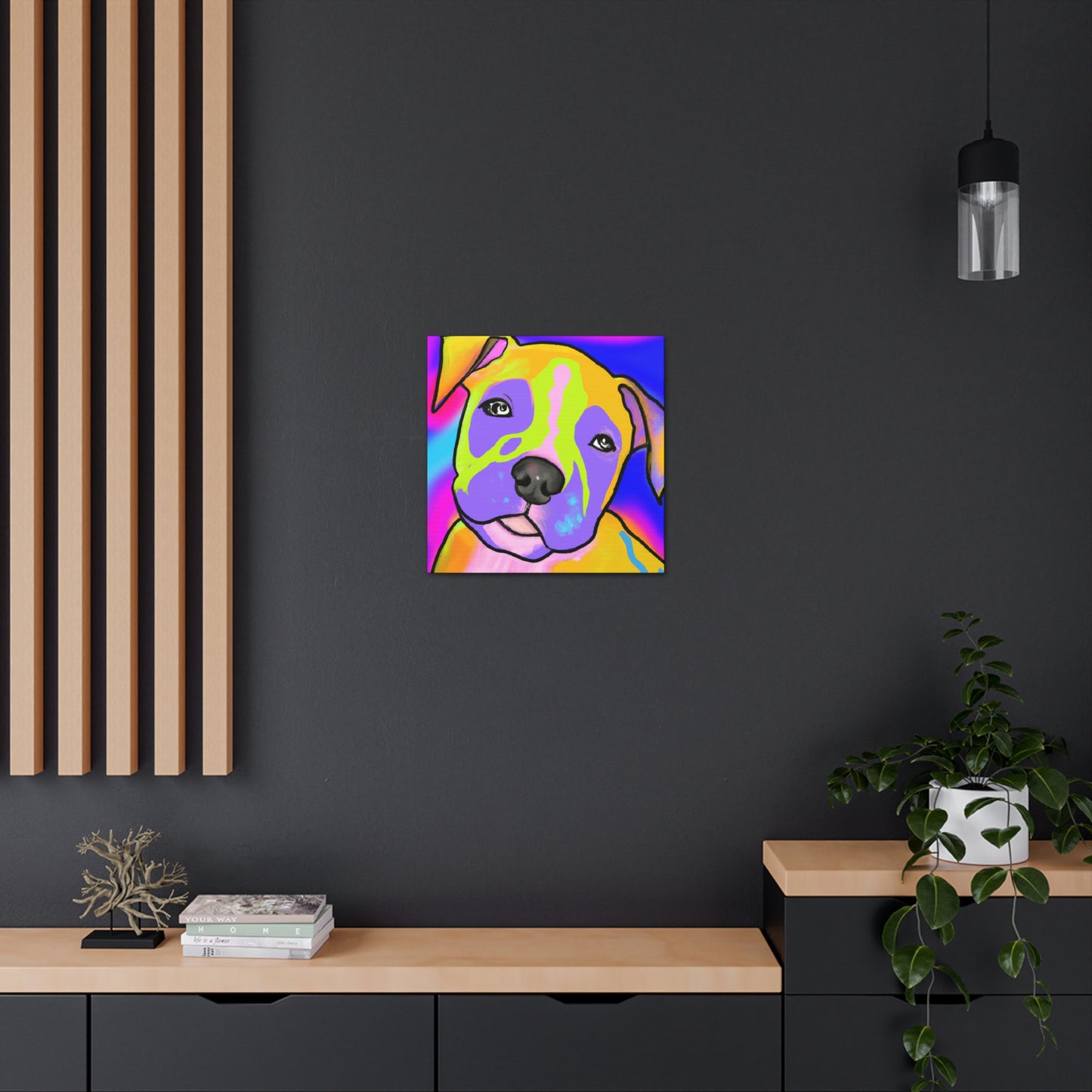 Rembrandt de Couronne - Pitbull Puppy - Canvas