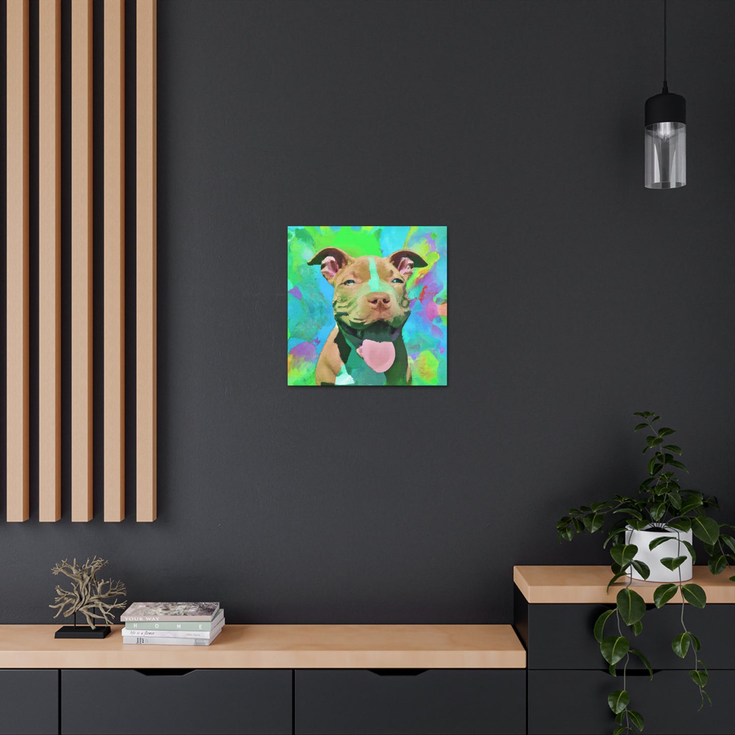 Princella Solamae - Pitbull Puppy - Canvas