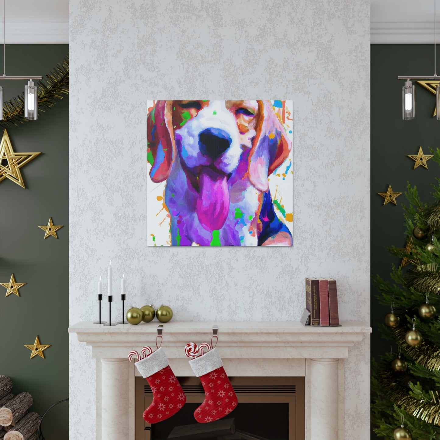 Royal Queenston de LaFayette - Beagle Puppy - Canvas