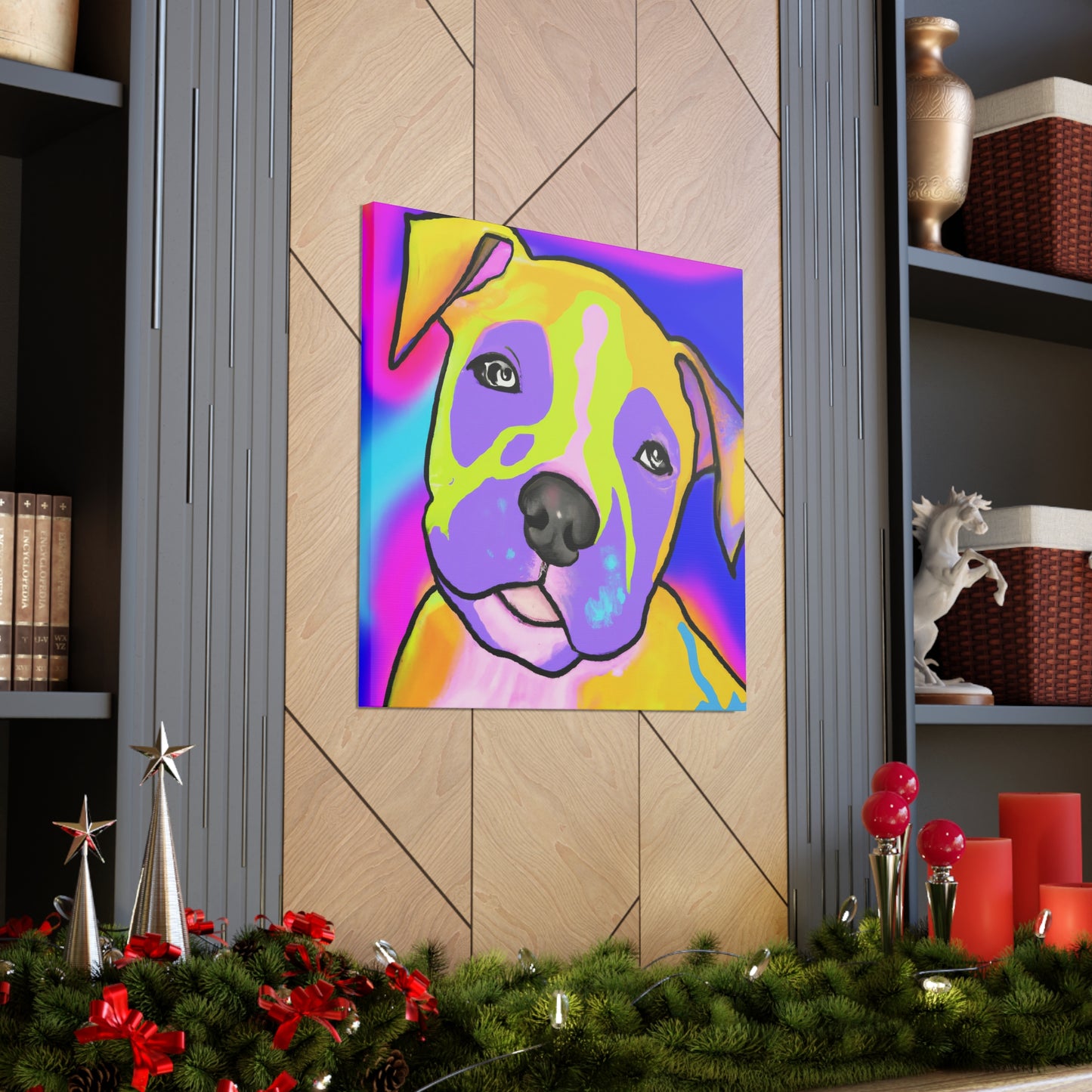 Rembrandt de Couronne - Pitbull Puppy - Canvas