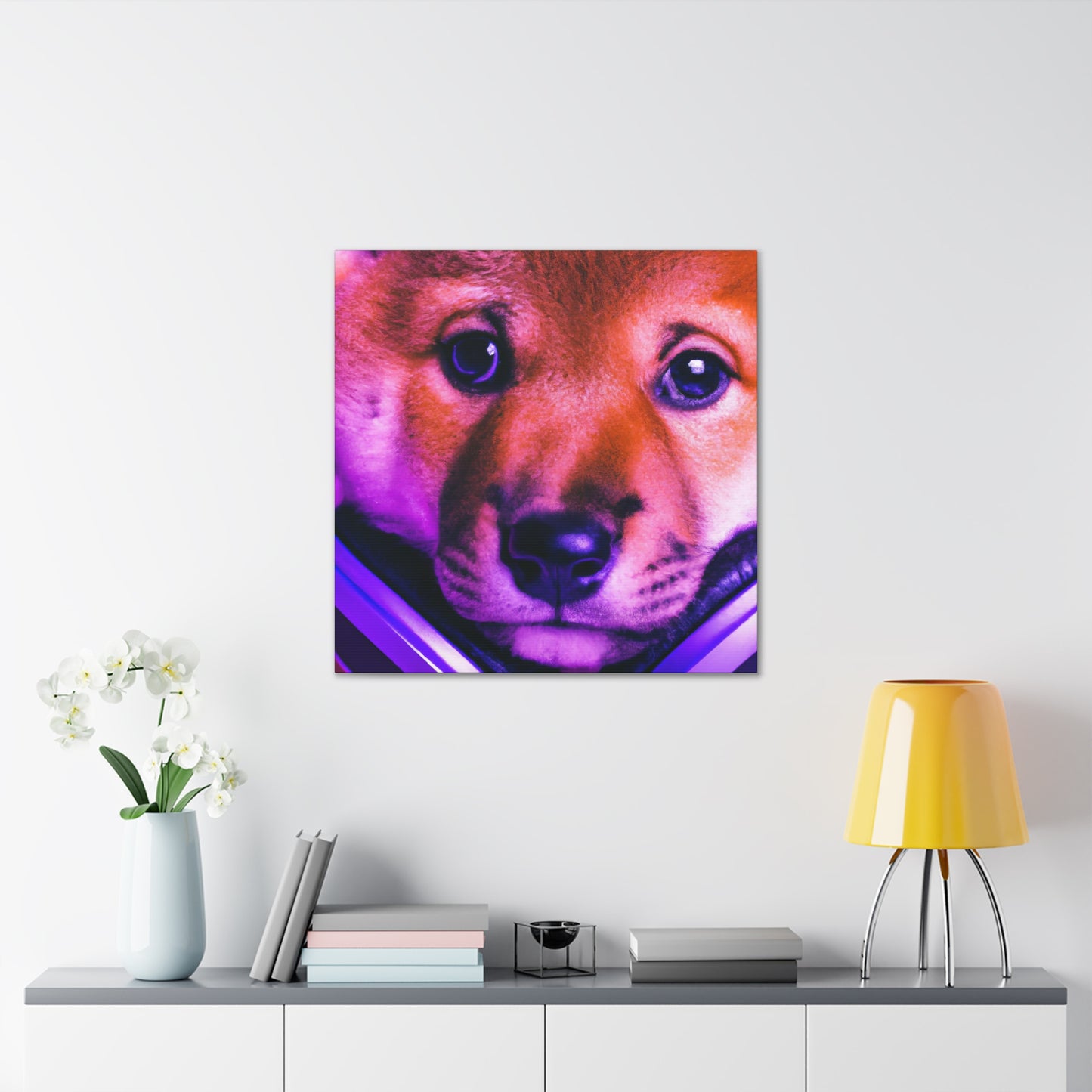 Kiran Karni - Shiba Inu - Canvas