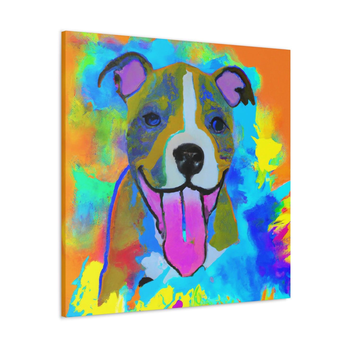 The Royal Painter - Lady Augusta Sommerset - Pitbull Puppy - Canvas