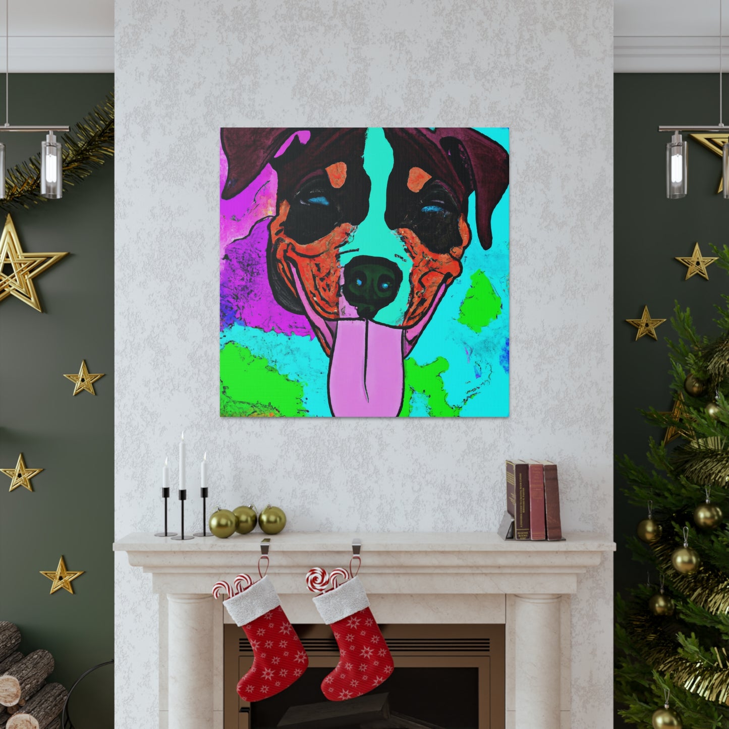 Gwendolyn de LaVallee - Pitbull Puppy - Canvas