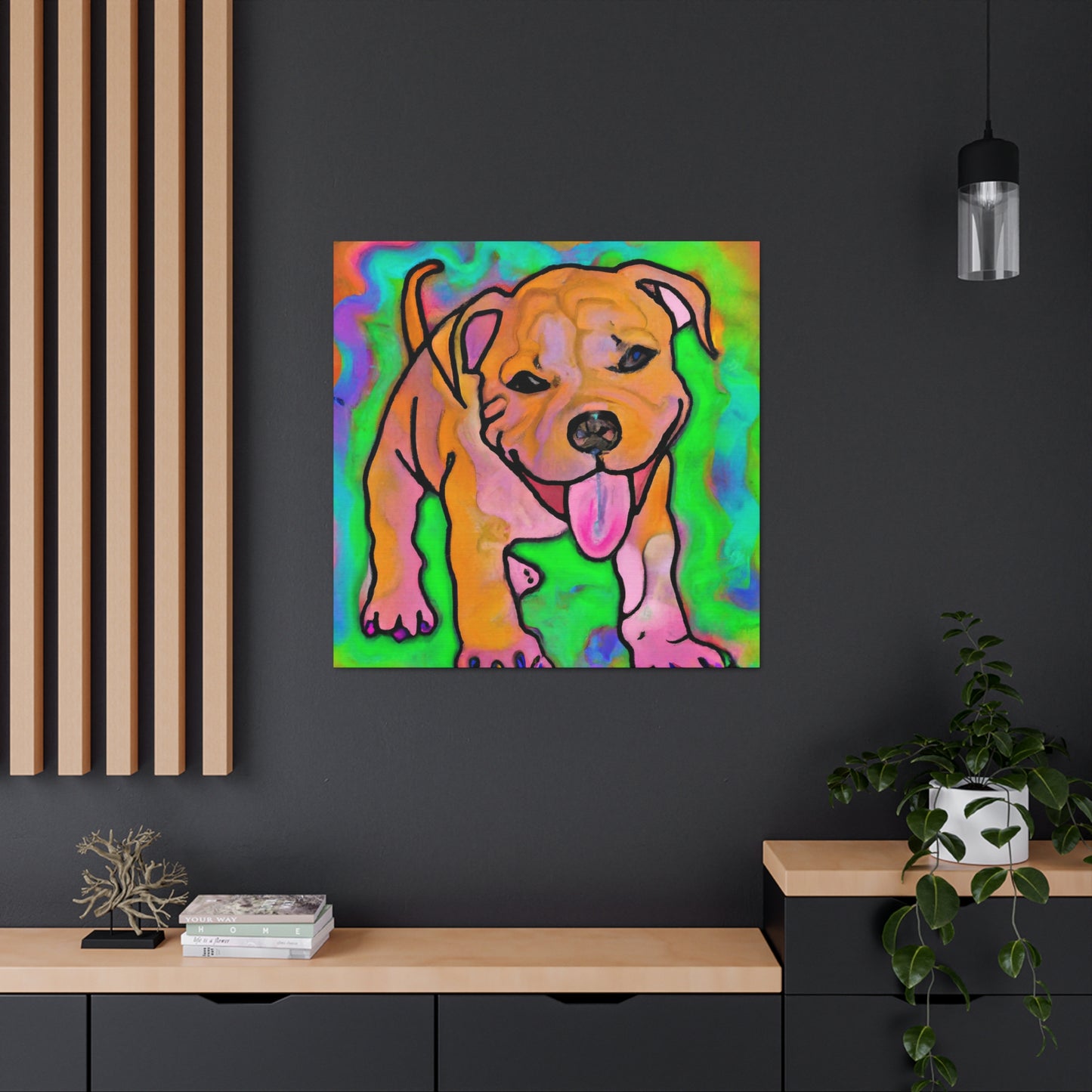 Aristonte Royaltye - Pitbull Puppy - Canvas