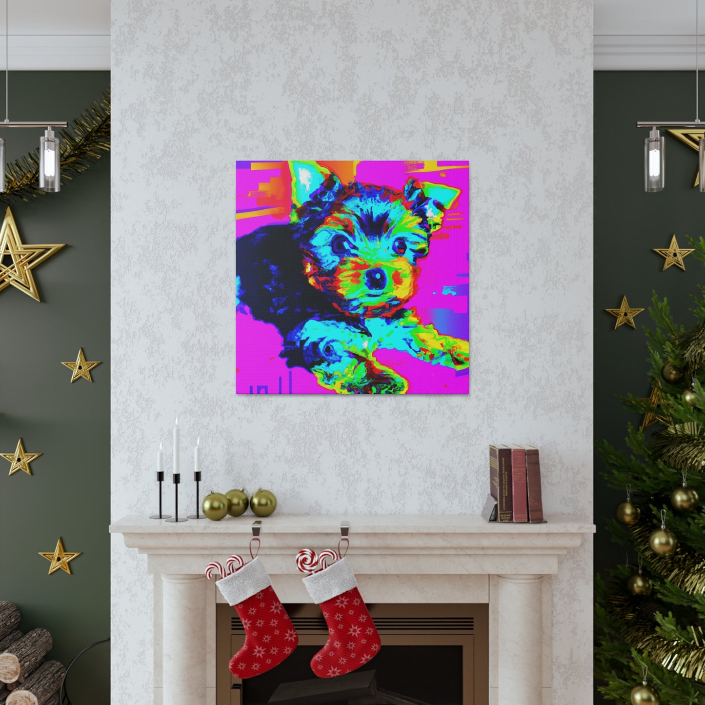 Kingston Dionita I - Yorkie Puppy - Canvas