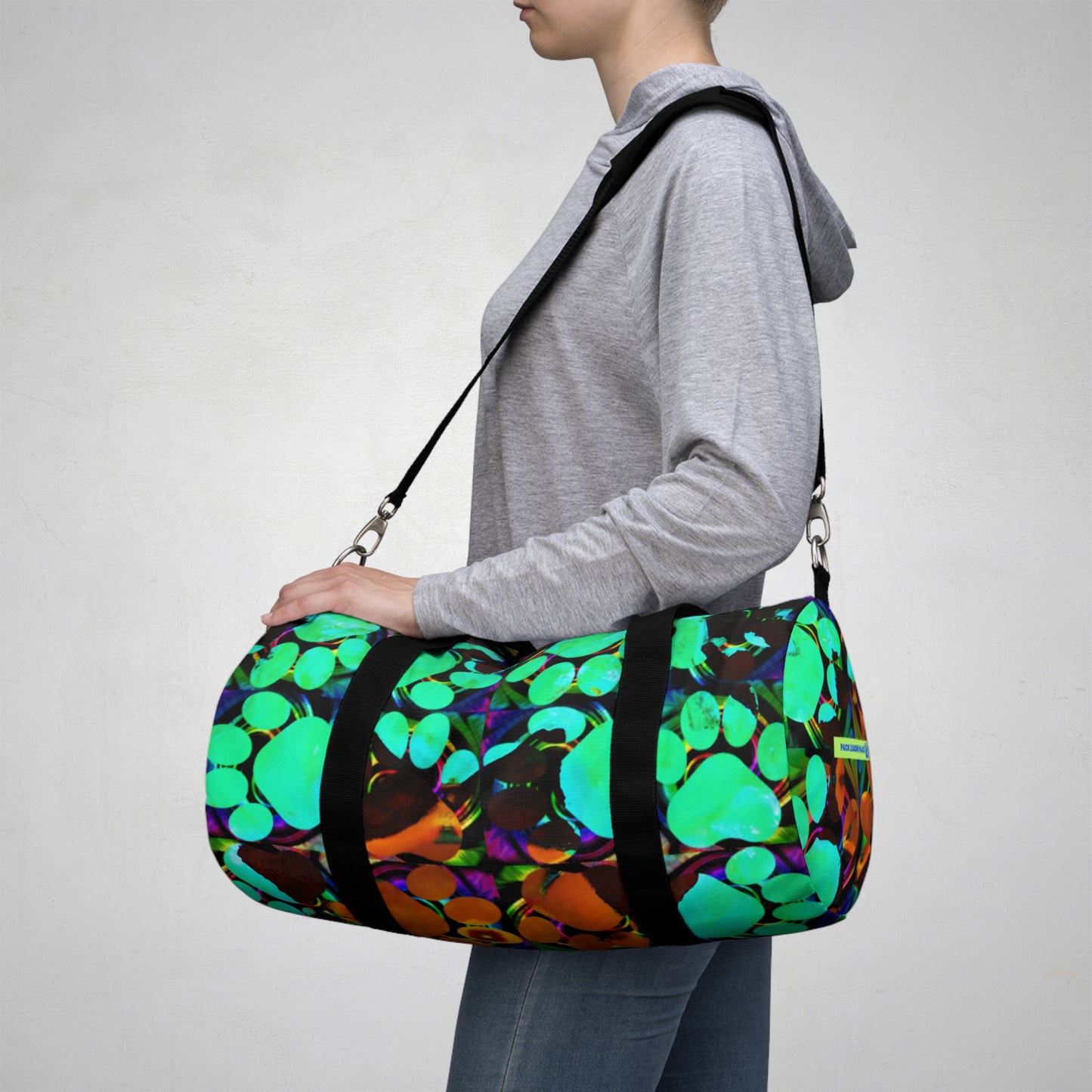 Renee Une Chic - Paw Print - Duffel Bag