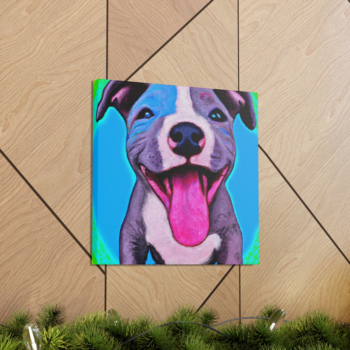 Celestina Elsanna de Veniela - Pitbull Puppy - Canvas