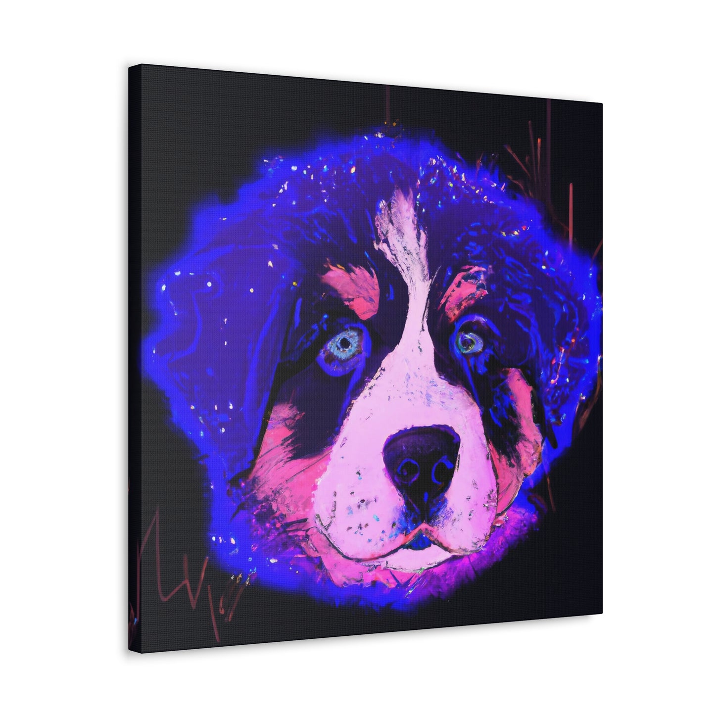 Princess Isabella De Montaltier of Zurich - Bernese Mountain Dog - Canvas