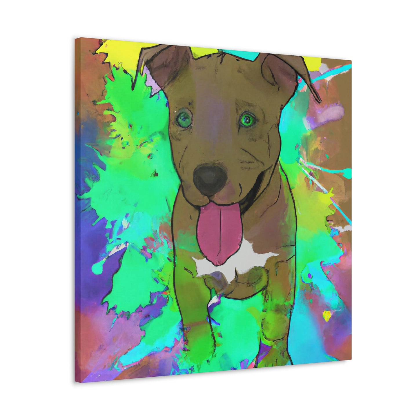 Kingston Viscounteau - Pitbull Puppy - Canvas