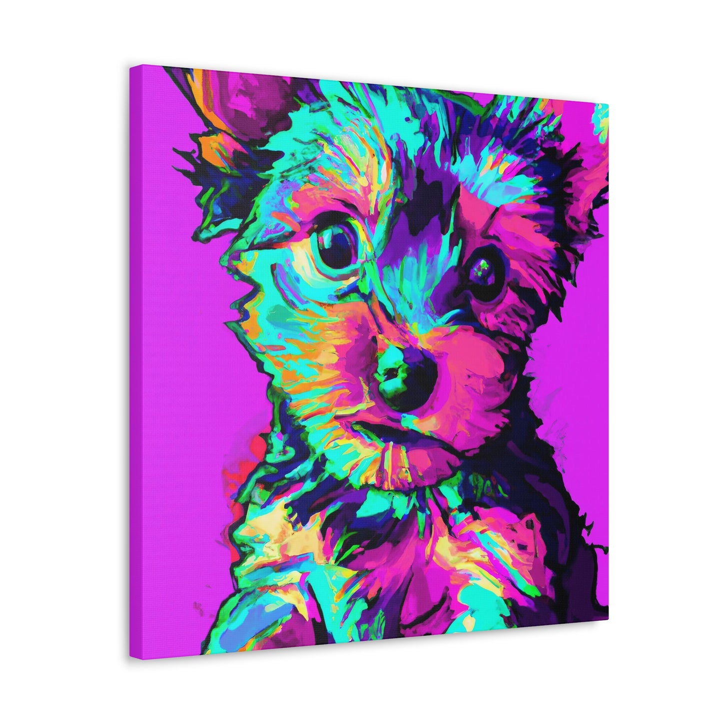 Eutivicious Vinteros - Yorkie Puppy - Canvas