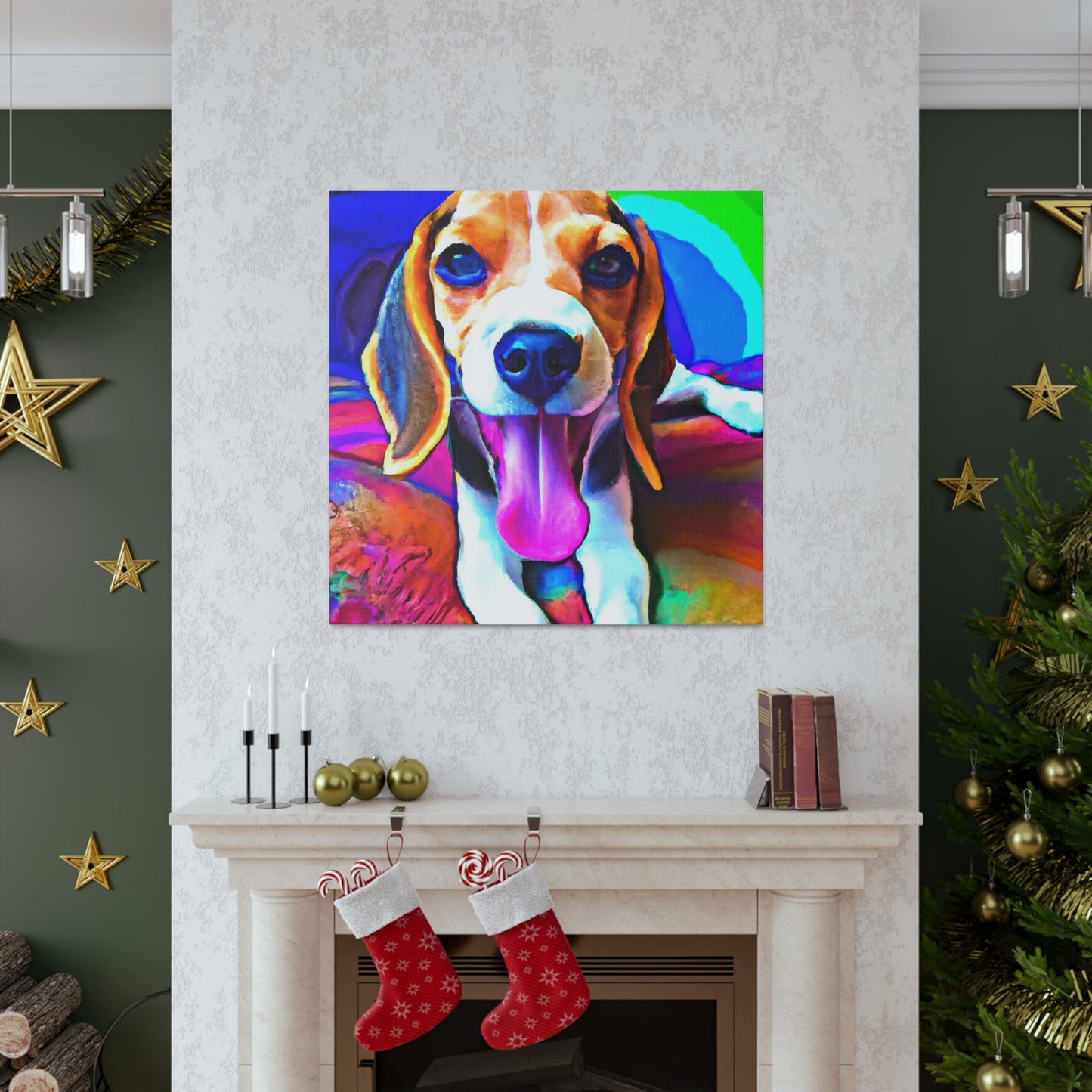 Leonarda d'Ascoli - Beagle Puppy - Canvas