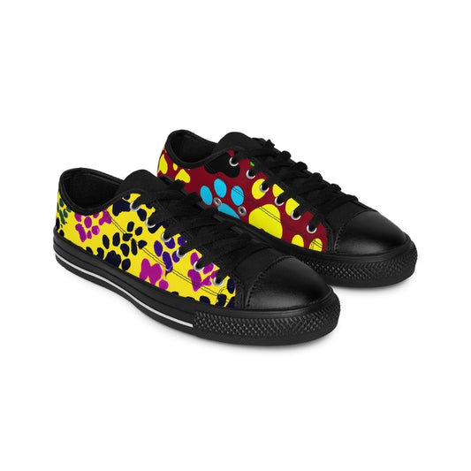 Fifi Chasse-Pied - Paw Print - Low-Top