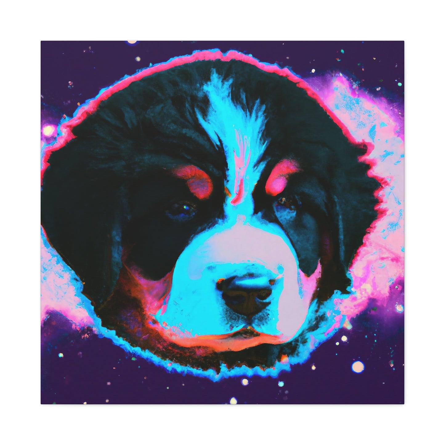 Crowned Princess Sofia of Zurich. - Bernese Mountain Dog - Canvas