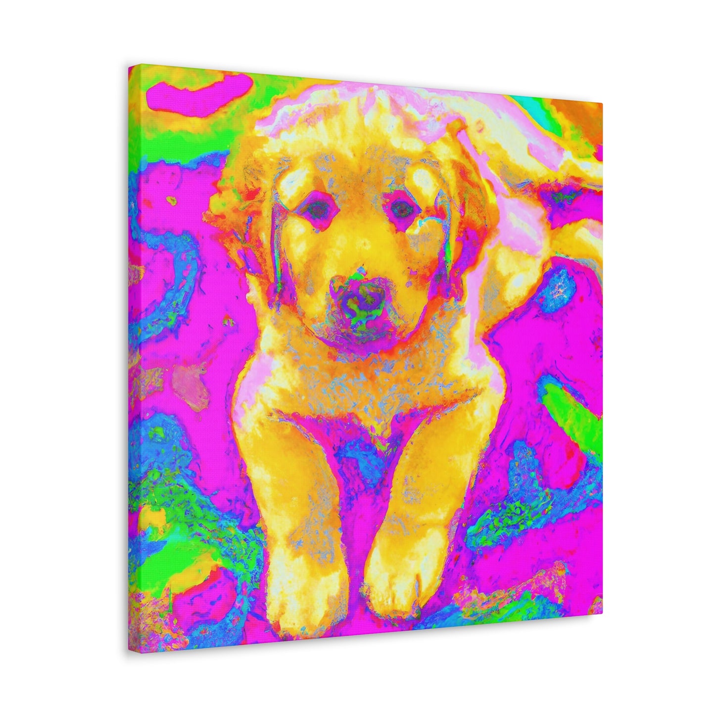 Kingston de la Vexis - Golden Retriever Puppy - Canvas