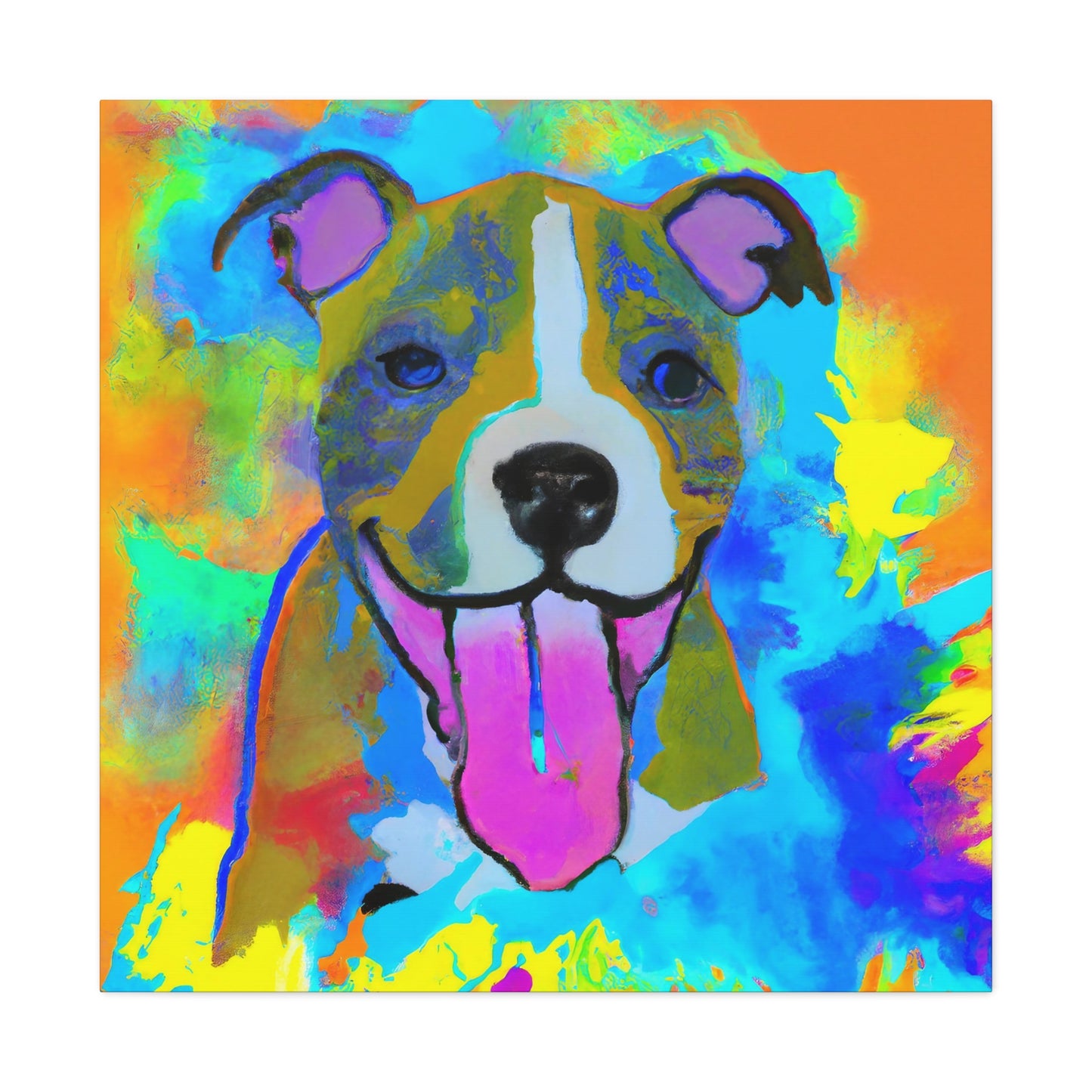 The Royal Painter - Lady Augusta Sommerset - Pitbull Puppy - Canvas