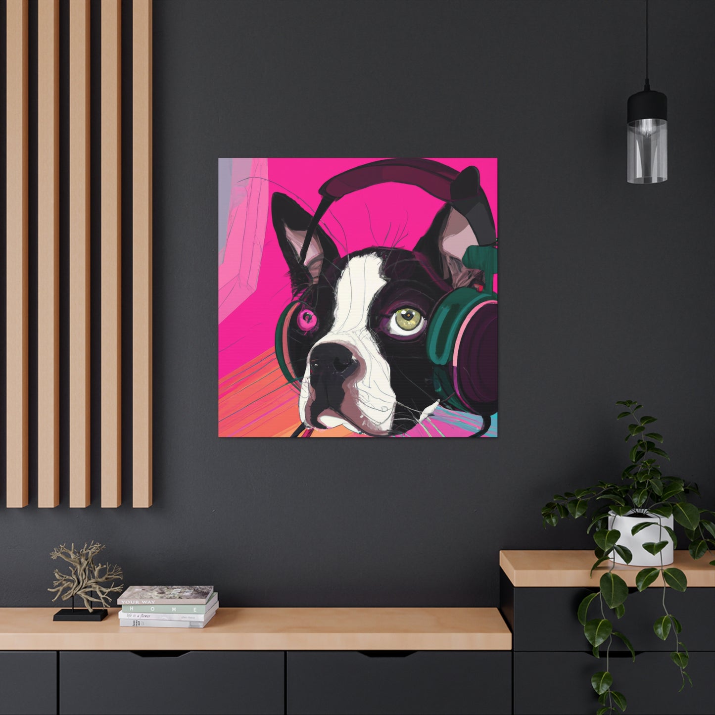 Countess Abigail Amethyst Parmelee of Boston. - Boston Terrier - Canvas