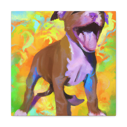 Princess Madeline de Alvenrode - Pitbull Puppy - Canvas
