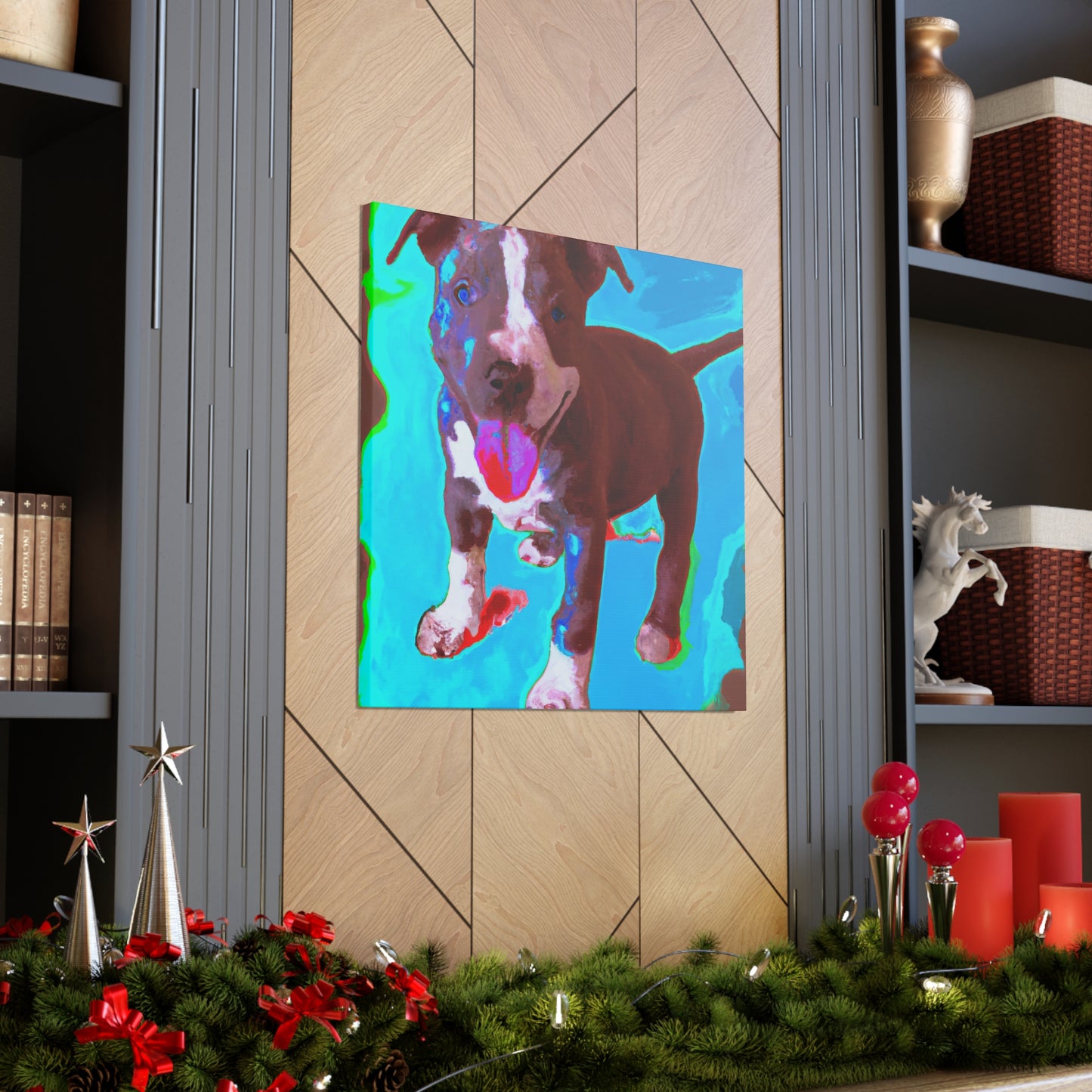 Rivana Von Rothshausen - Pitbull Puppy - Canvas