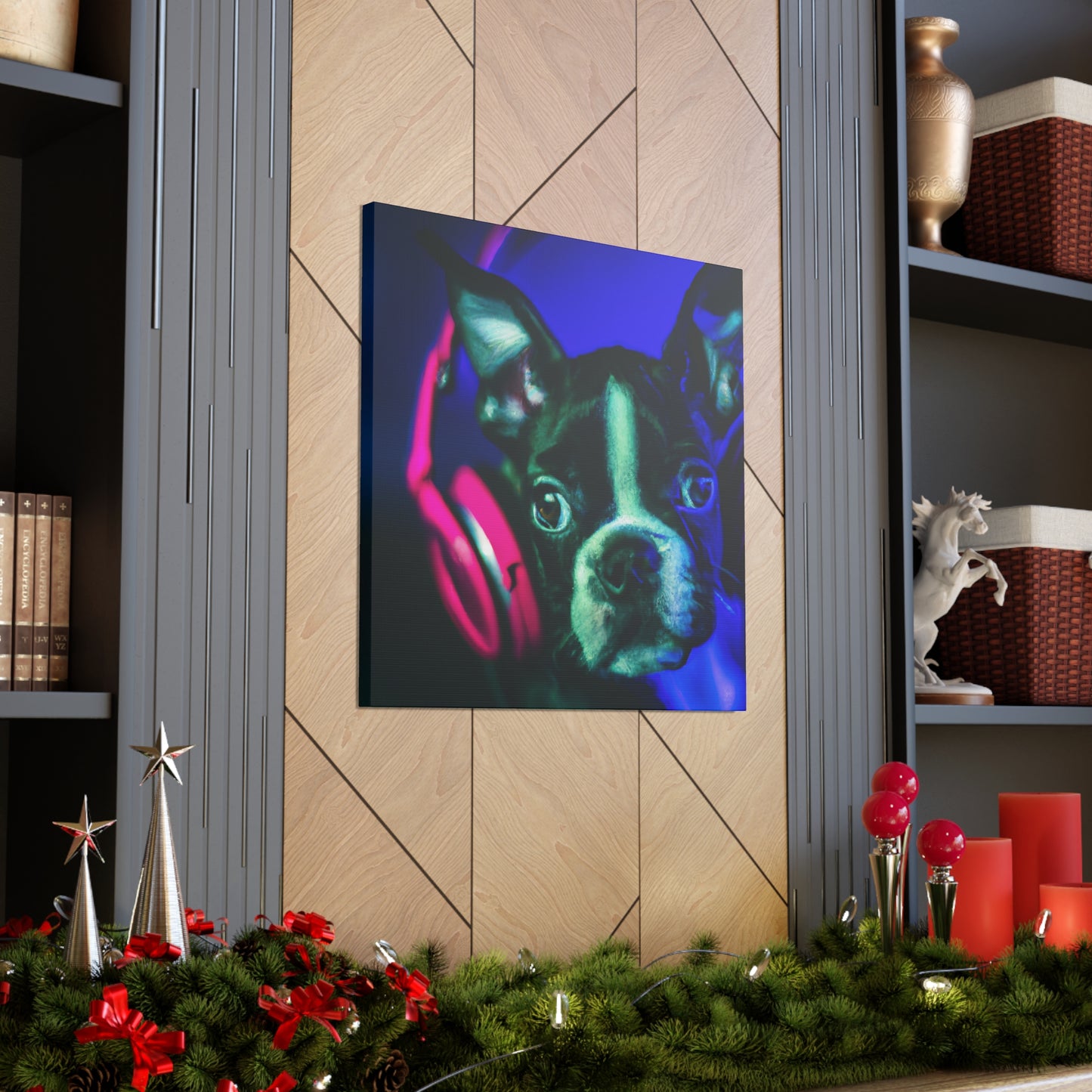 Countess Lorelai Augusta of Boston - Boston Terrier - Canvas