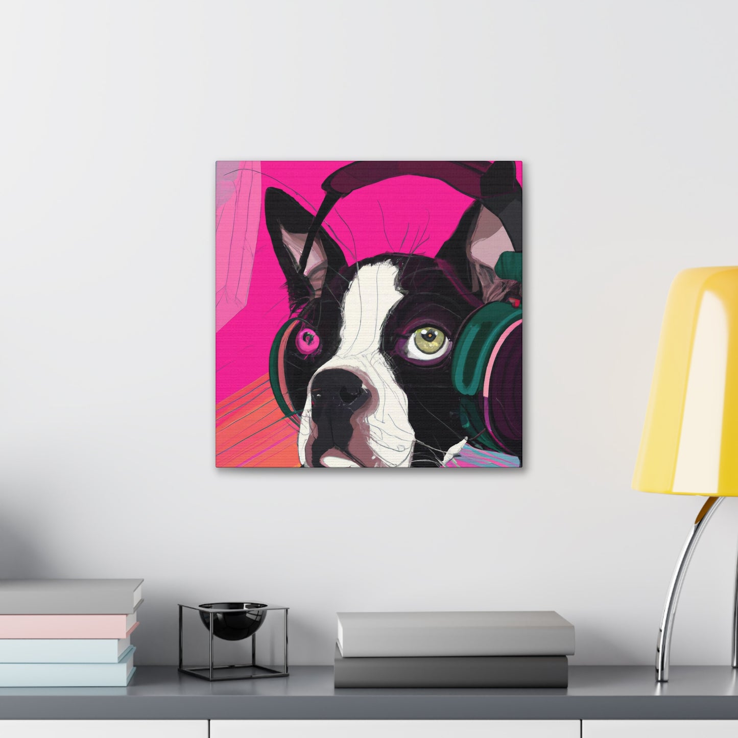 Countess Abigail Amethyst Parmelee of Boston. - Boston Terrier - Canvas