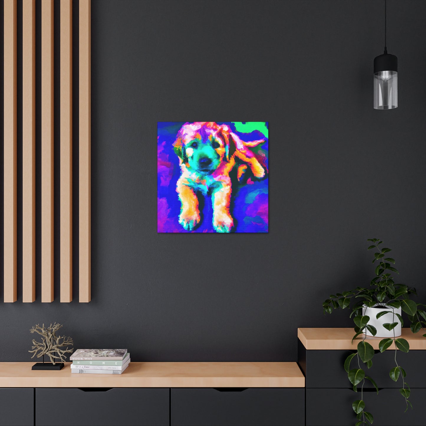 Cortland de' Medici - Golden Retriever Puppy - Canvas