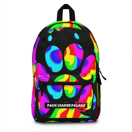 L'Amour Vivant (The Living Love) - Paw Print - Backpack