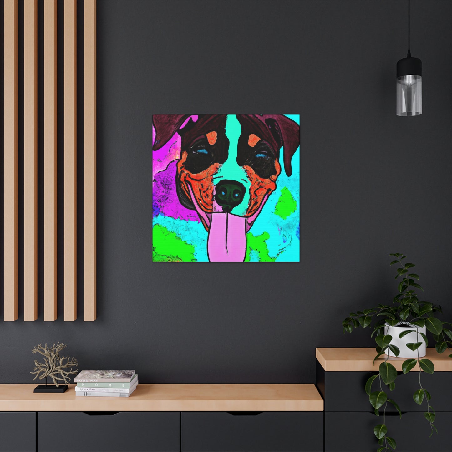 Gwendolyn de LaVallee - Pitbull Puppy - Canvas