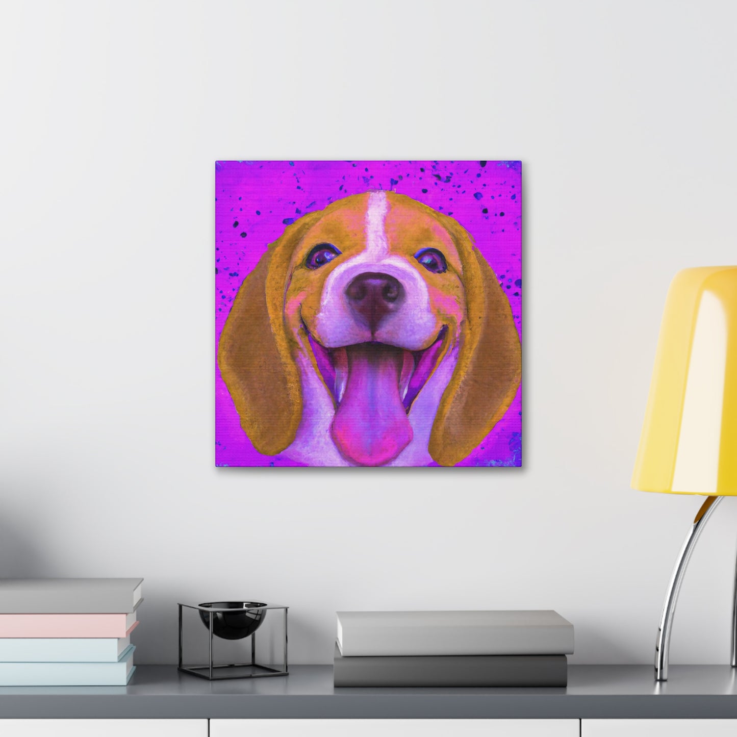 Prince Arturius the Magnificent - Beagle Puppy - Canvas