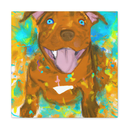 Royalessa Delmare - Pitbull Puppy - Canvas