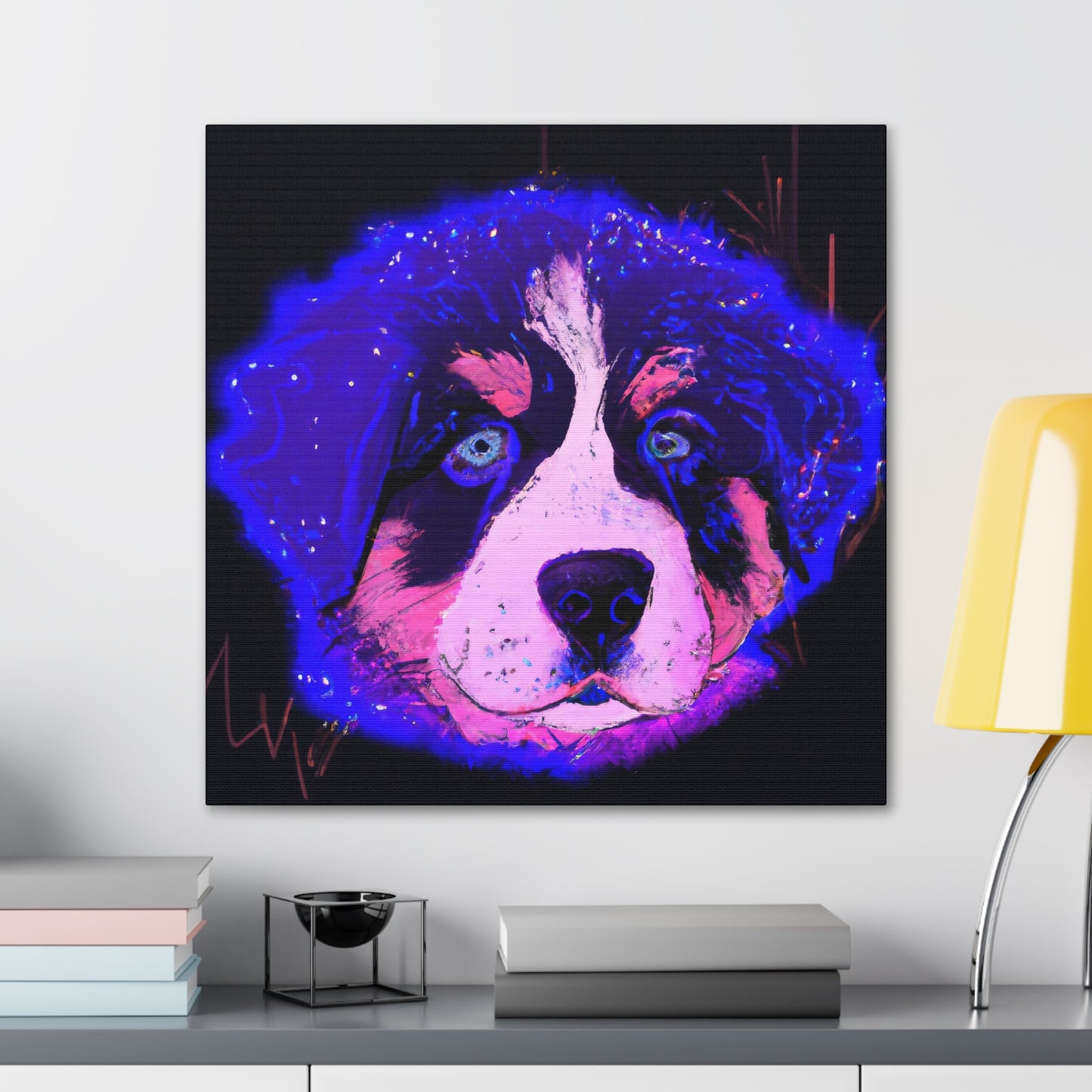 Princess Isabella De Montaltier of Zurich - Bernese Mountain Dog - Canvas