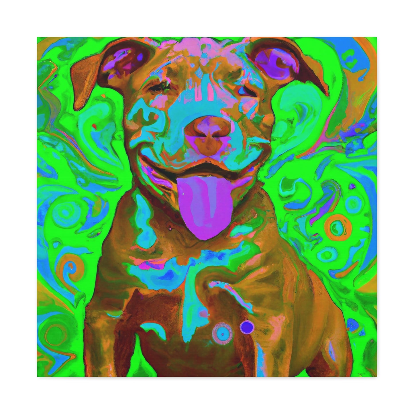 Sirano Devoreaux - Pitbull Puppy - Canvas
